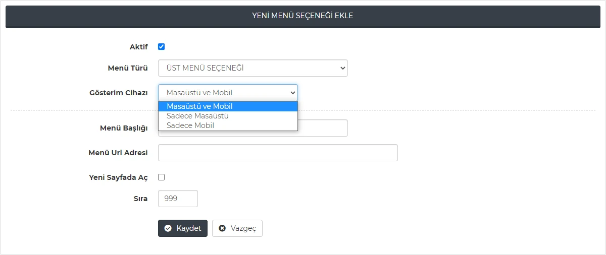 Yeni Mobil Menü görsel 5