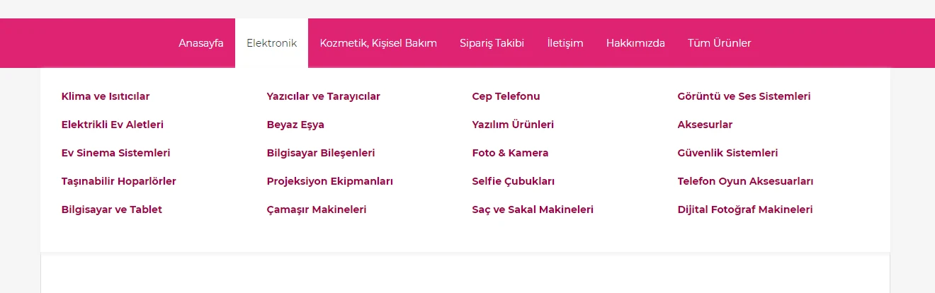 Modern ve Özelleştirilebilir Üst Menü Görsel 9